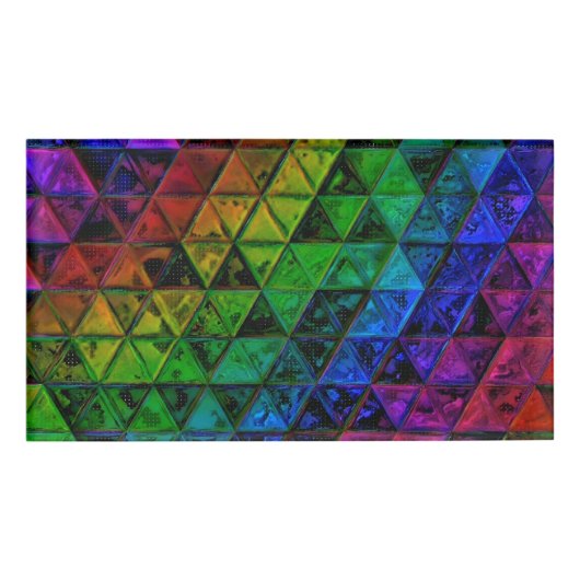 Pride Glass Namenschild (Vorderseite)