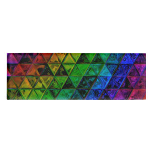 Pride Glass Namenschild