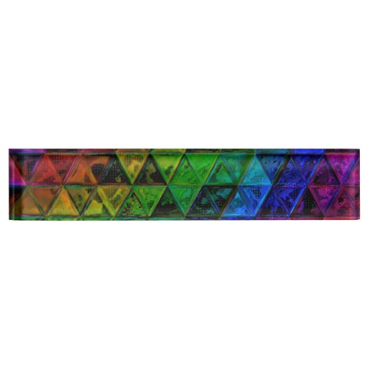 Pride Glass Namensplakette (Vorderseite)