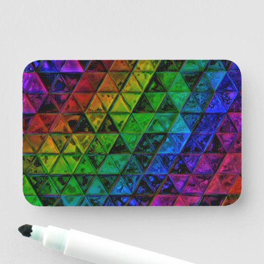 Pride Glass Namensschild (Beispiel)