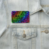 Pride Glass Namensschild (Beispiel)