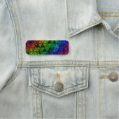 Pride Glass Namensschild (Beispiel)