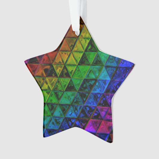 Pride Glass Ornament (Vorderseite)