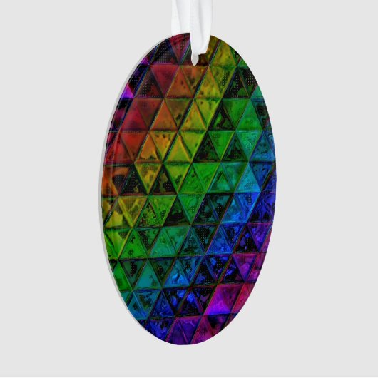 Pride Glass Ornament (Vorderseite)