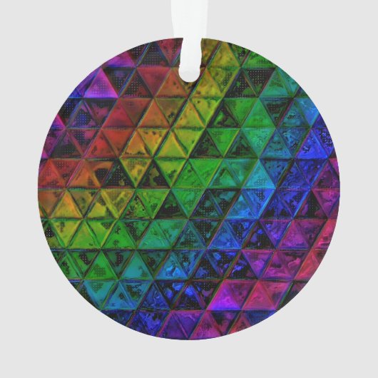 Pride Glass Ornament (Rückseite)