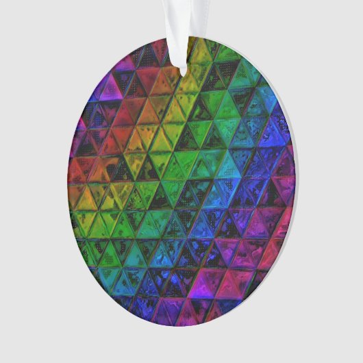 Pride Glass Ornament (Vorderseite)
