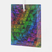 Pride Glass Ornament Aus Glas (Vorderseite links)