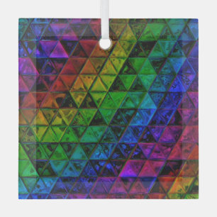 Pride Glass Ornament Aus Glas