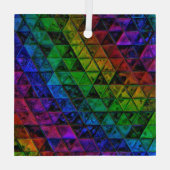 Pride Glass Ornament Aus Glas (Rückseite)