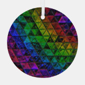 Pride Glass Ornament Aus Glas (Rückseite)