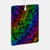 Pride Glass Ornament Aus Metall (Vorderseite Rechts)