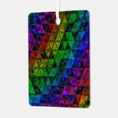 Pride Glass Ornament Aus Metall (Vorderseite links)