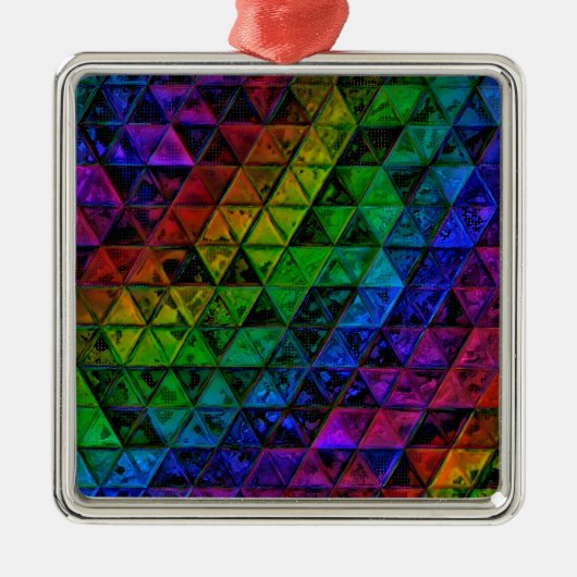 Pride Glass Ornament Aus Metall (Vorne)