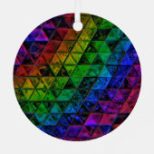 Pride Glass Ornament Aus Metall (Rückseite)
