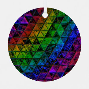 Pride Glass Ornament Aus Metall