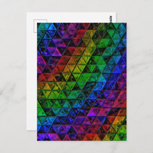 Pride Glass Postkarte (Vorne/Hinten)