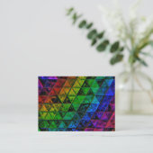 Pride Glass Rabattkarte (Stehend Vorderseite)