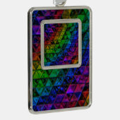 Pride Glass Rahmen-Ornament Silber (Rechts)