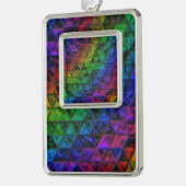 Pride Glass Rahmen-Ornament Silber (Links)