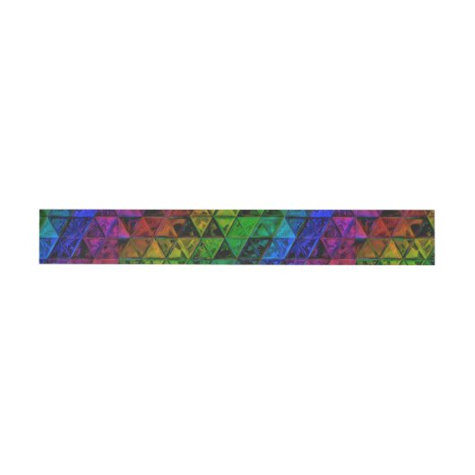 Pride Glass Rundum-Adressaufkleber (Person)