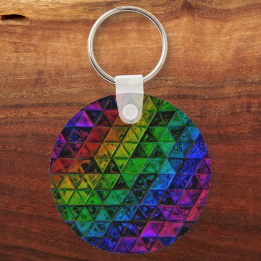 Pride Glass Schlüsselanhänger (Rückseite)