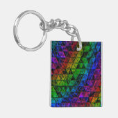 Pride Glass Schlüsselanhänger (Vorderseite links)