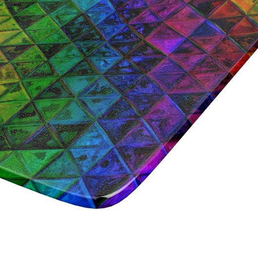 Pride Glass Schneidebrett (Ecke)