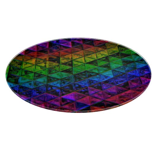 Pride Glass Schneidebrett (Ecke)