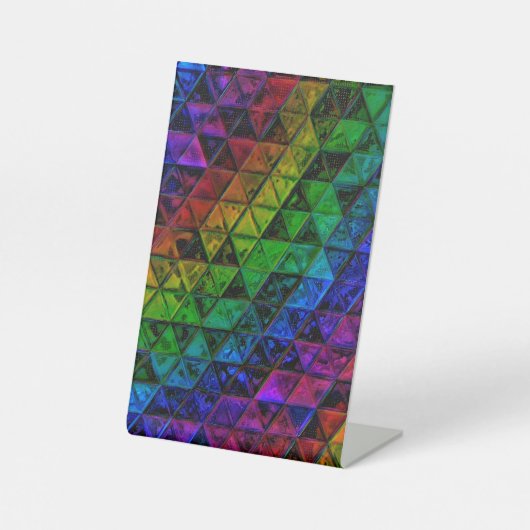 Pride Glass Sockelschild (Vorderseite)