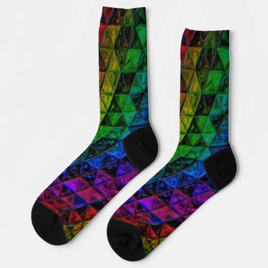 Pride Glass Socken (Linkes Detail)
