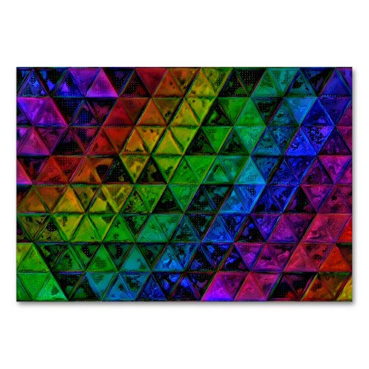 Pride Glass Tischnummer (Rückseite)