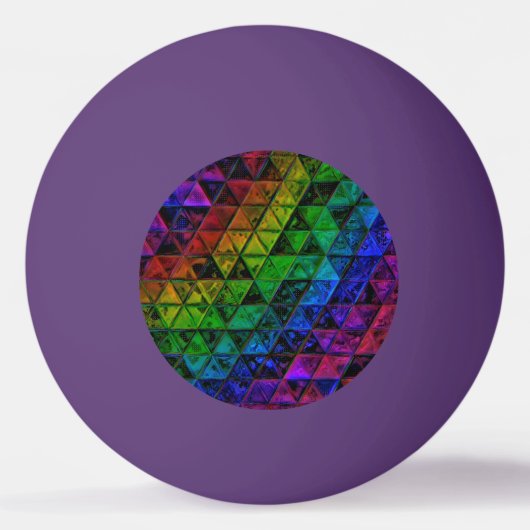 Pride Glass Tischtennisball (Vorderseite)