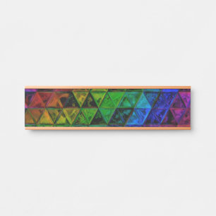 Pride Glass Türschild