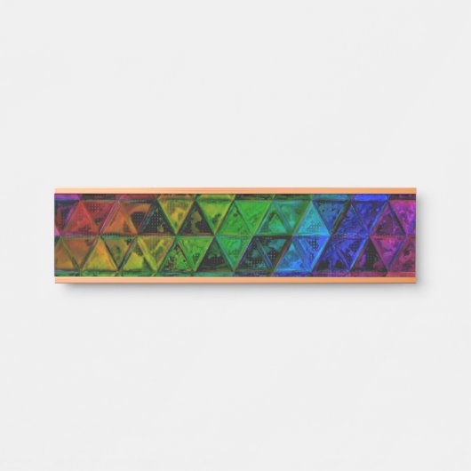 Pride Glass Türschild (Vorderseite )