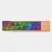 Pride Glass Türschild (Vorderseite )