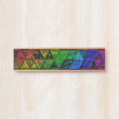Pride Glass Türschild (Vorderseite )