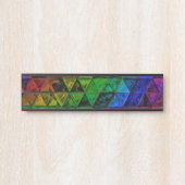 Pride Glass Türschild (Vorderseite )