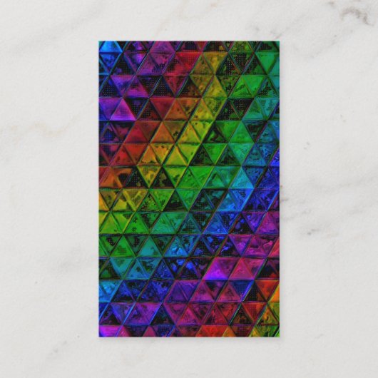 Pride Glass Visitenkarte (Vorderseite)