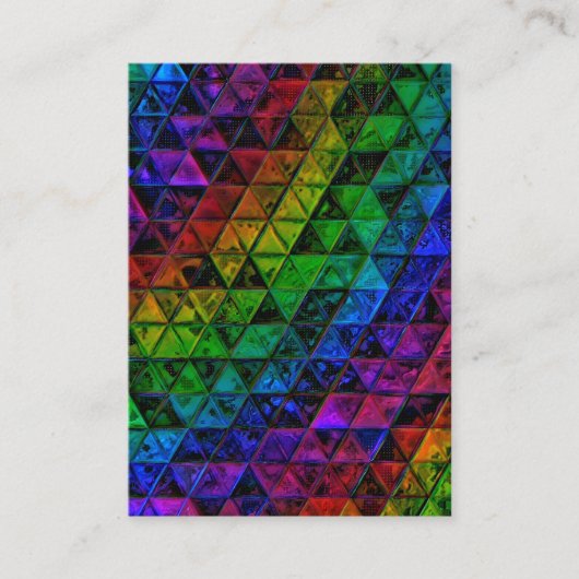 Pride Glass Visitenkarte (Vorderseite)