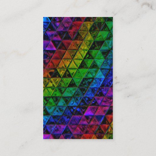 Pride Glass Visitenkarte (Rückseite)