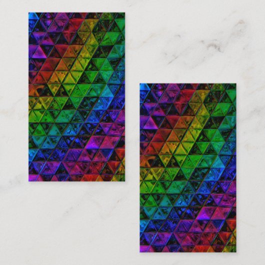 Pride Glass Visitenkarte (Vorne/Hinten)