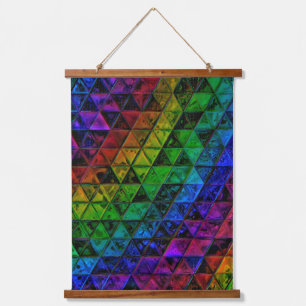 Pride Glass Wandteppich Mit Holzrahmen