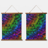 Pride Glass Wandteppich Mit Holzrahmen (Doppelt)