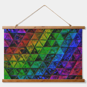 Pride Glass Wandteppich Mit Holzrahmen