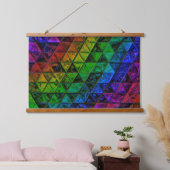 Pride Glass Wandteppich Mit Holzrahmen (Schlafzimmer)