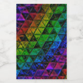 Pride Glass Weinetikett (Einzelnes Label)