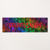 Pride Glass Yogamatte (Rückseite (Horizontal))