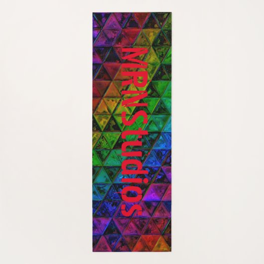 Pride Glass Yogamatte (Rückseite)