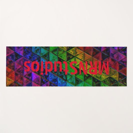 Pride Glass Yogamatte (Vorderseite (Horizontal))