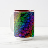 Pride Glass Zweifarbige Tasse (Vorderseite Links)